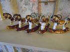 Vintage ceramic Rocking horse napkin rings