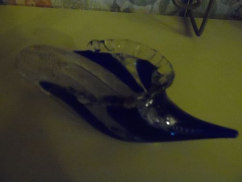 Hand blown Venetian Murano art glass slipper