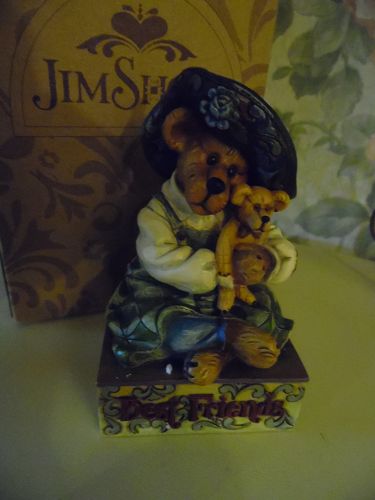 Jim Shore Maebell McBearsley with teddy Best friends figurine MIB