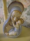 Vintage Shafford 4150 Virgin Mary, Madonna and child head vase 6.5"