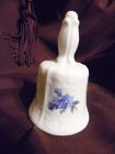 Schirnding Porzellan Bavaria Germany White w/ floral Porcelain Bell