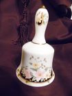 Bell collectors club Dutchess bone china bell with pink flowers