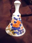 Maruhan Japan Bell collectors Club porcelain bell Imari style