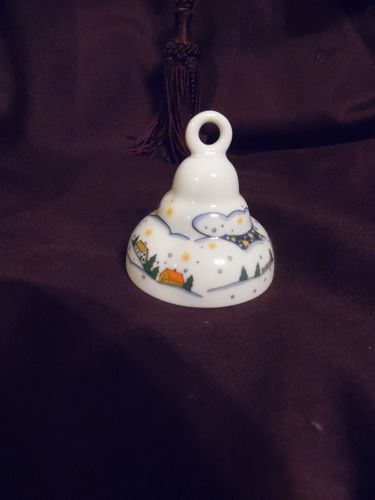 Arzberg Glockchen Christmas Porcelain Bell Arzberg Germany