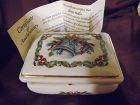 Heritage House Melodies of Christmas porcelain music box Silver Bells