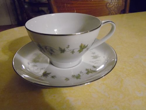 Noritake Lexington pattern 6435 cup and saucer PERFECT