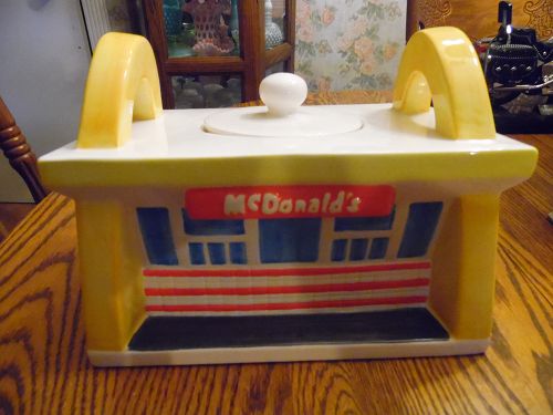 Treasure Craft McDonalds restaurant cookie jar 1997
