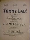 Tommy Lad vintage sheet music