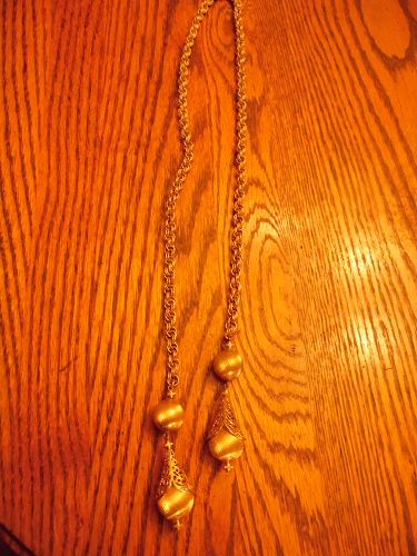 Vintage Monet lariat necklace from the Bolero Collection 1960