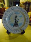 1986 9-1/8" Commemorative 100th Anniversary Statue of Liberty Plate