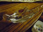 Gorham crystal dove candle holder