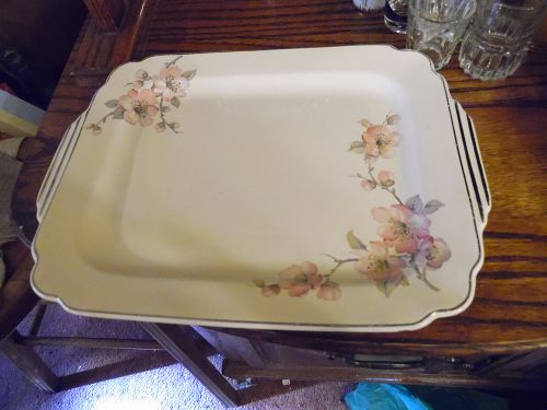 Wells China Homer Laughlin pattern C-84 Century shape platter