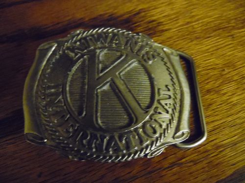 Vintage Kiawanis International belt buckle