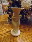 Vintage Shawnee Pottery USA hand holding tulip  ivory vase