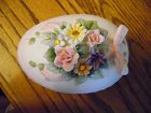 Vintage hand painted Lefton Egg trinket box KW 4742