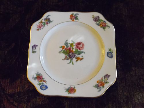 Lamberton  Ivory China Plymouth square salad plate America