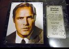 Marlon Brando Commemorative photo walk of fame plaque