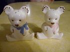 California pottery teddy bear shakers