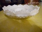 Fenton milk glass hobnail candle ashtray chip dip bowl