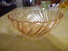 Arcoroc Torsade pink swirl dessert bowl France