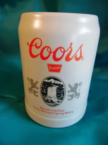 Coors Beer Mug Ceramarte Stoneware Ceramic Beer Stein Mug 1980