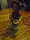 TM porcelain figurine old lady with basket of potatoes