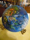 3-d dolphins and reef decorative resin plate