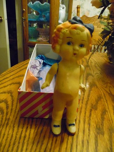 Shirley Temple 6" frozen Charlotte Doll  20's - 30's