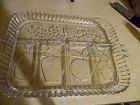 Indiana Glass  Fruit Garland  5 part Divided Relish Tray