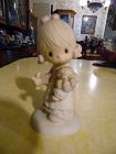 Precious Moments Figurine Jesus is the Light 1373/G Girl with Candle