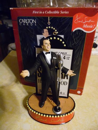 Carlton Cards "Ol' Blue Eyes" Frank Sinatra Christmas Ornament - Music