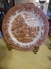 Currier and Ives Harvest dinner plate 10 3/8"