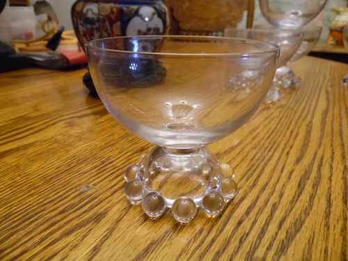 Imperial Candlewick Crystal Short Dome Stemmed Sherbet #400-18 Rare