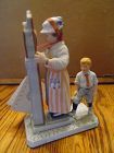 Norman Rockwell figurine American Childhood Series Tipping the scale