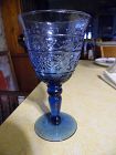 Mikasa blue Tender Leaves tall goblet