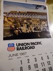 Union Pacific Railroad calendar 1987 12.5 x 23 Complete