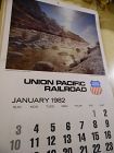 Union Pacific Railroad calendar 1982 12.5 x 23 Complete