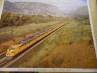 Union Pacific  Domeliner City of Los Angeles color print late 50s