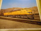 Union Pacific Gas turbine-electric locomotive color print late 50s