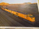 Union Pacific New 8500 HP Gas Turbine Electric  color print late 50s