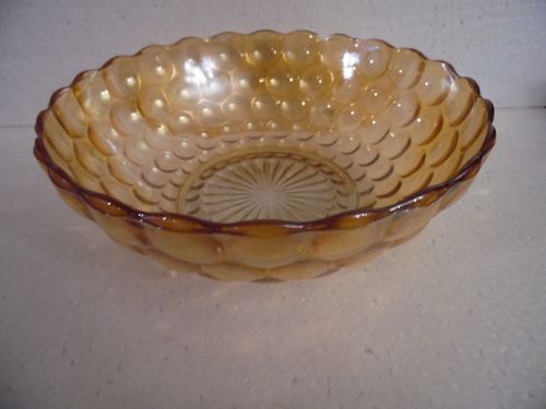 Anchor Hocking carnival irridescent Bubble serving bowl