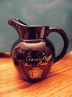 Wade's Grant's scotch whiskey advertising pitcher