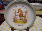 Vintage Holly Hobbie Plate Keep a little Springtime in your heart