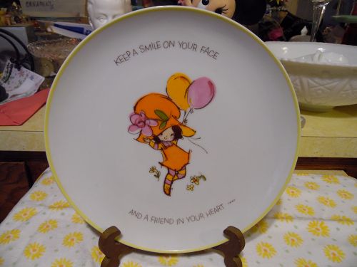 Vintage 1973 Mopsie collector plate Keep a smile on your face.........