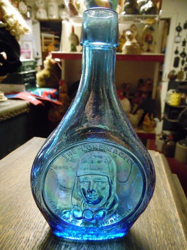 Wheaton Spirit Of Saint Louis Charles Lindberg commemorative bottle