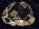 Vintage HALLMARK by Little Gallery Austrian Crystal RosePaperweight