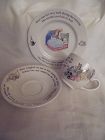 Wedgewood of Etruria &Barlaston childs set Beatrix Potter Peter Rabbit