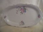 Bavaria West Germany fine china oval platter floral with gold trim 15"
