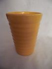 Vintage Bauer rings 12 ounce  yellow tumbler 4.5"