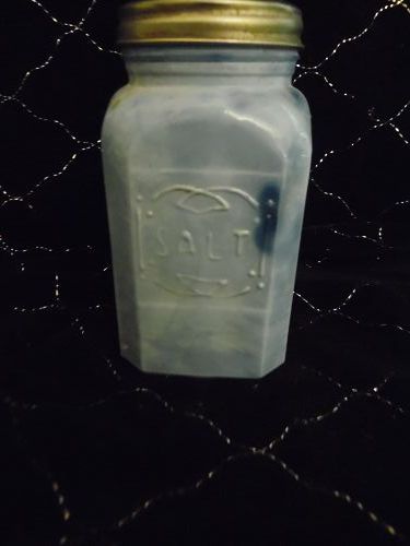 Blue slag Salt shaker range size